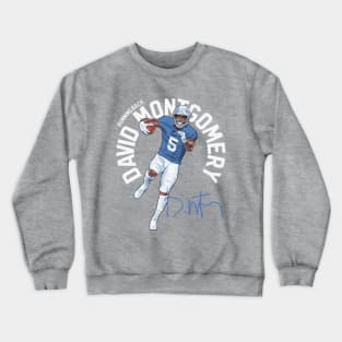 David Montgomery Detroit Name Arc Crewneck Sweatshirt